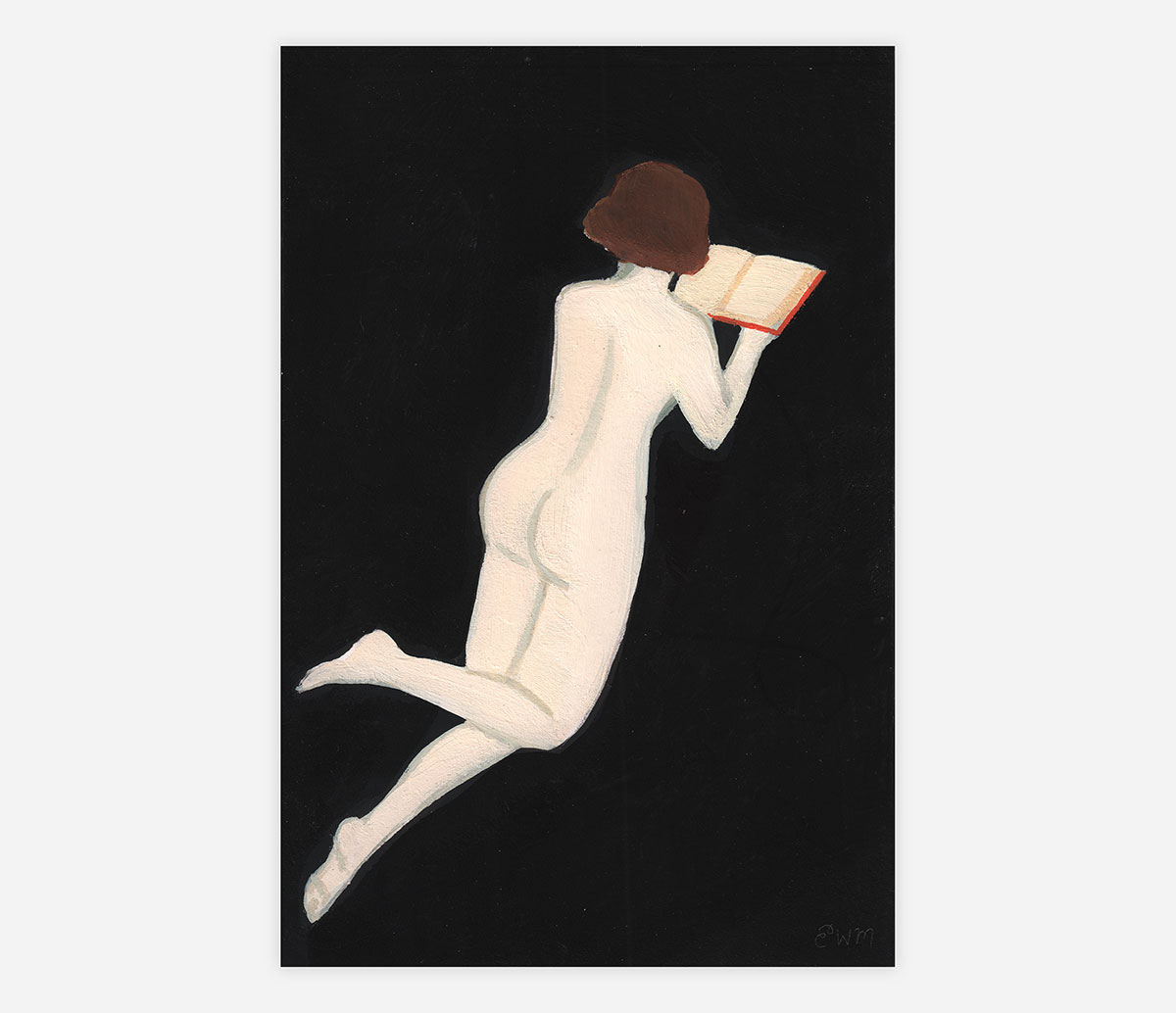 Naked Lady Reading